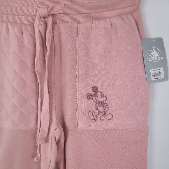 NEW Disney Youth Pink Sweatpants Mickey Mouse Size XS NWT - Picture 2 of 6
